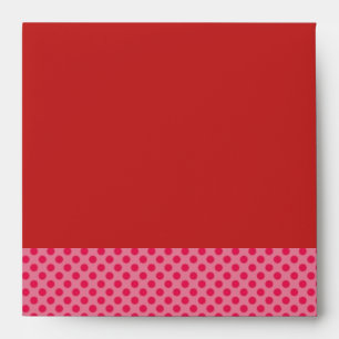 Red Polka Dots Birthday Envelope