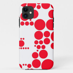 Red Polka dots iPhone 11 Case