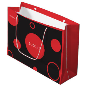 Red Polka Dots Large Gift Bag