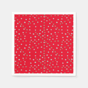Red Polka Dots Napkin