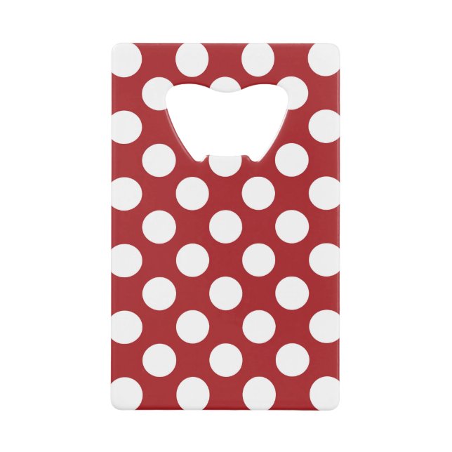 Red Polka Dots, Polka Dot Pattern, Dots, Dotted (Front)