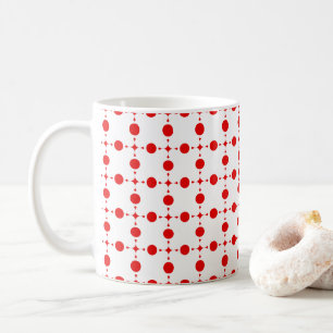 Red Polka Dots, Polka Dot Pattern, Dots, Dotted Coffee Mug