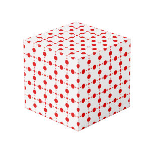 Red Polka Dots, Polka Dot Pattern, Dots, Dotted Cube