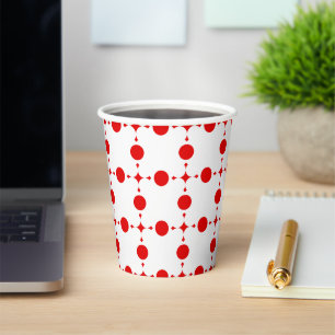 Red Polka Dots, Polka Dot Pattern, Dots, Dotted Paper Cups