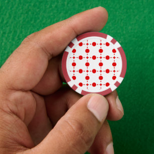 Red Polka Dots, Polka Dot Pattern, Dots, Dotted Poker Chips