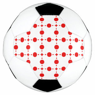 Red Polka Dots, Polka Dot Pattern, Dots, Dotted Soccer Ball