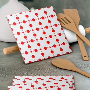 Red Polka Dots, Polka Dot Pattern, Dots, Dotted Tile