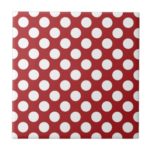 Red Polka Dots, Polka Dot Pattern, Dots, Dotted Tile