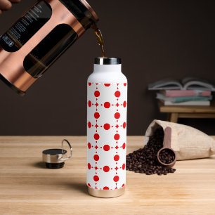 Red Polka Dots, Polka Dot Pattern, Dots, Dotted Water Bottle