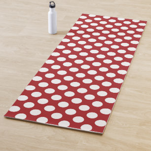 Red Polka Dots, Polka Dot Pattern, Dots, Dotted Yoga Mat