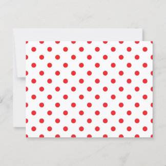 Red Polka Dots Postcard