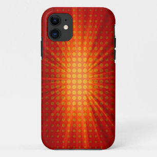 Red Polka Dots with Star Light Case-Mate iPhone Case