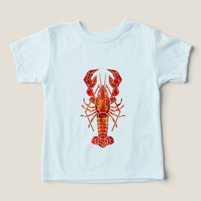 Red polygonal lobster (Design Front)