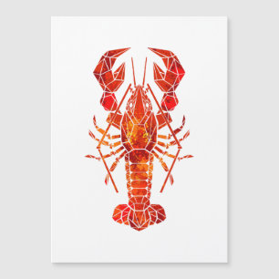 Red polygonal lobster