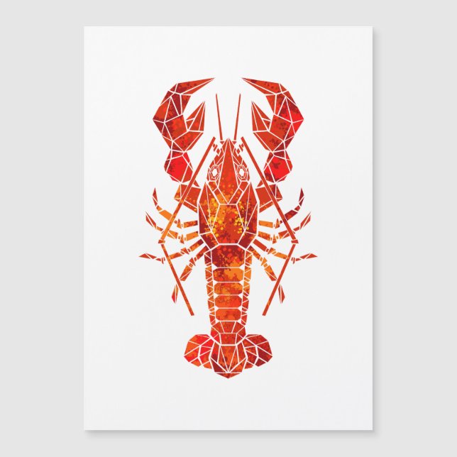 Red polygonal lobster (Front)