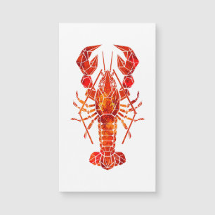 Red polygonal lobster