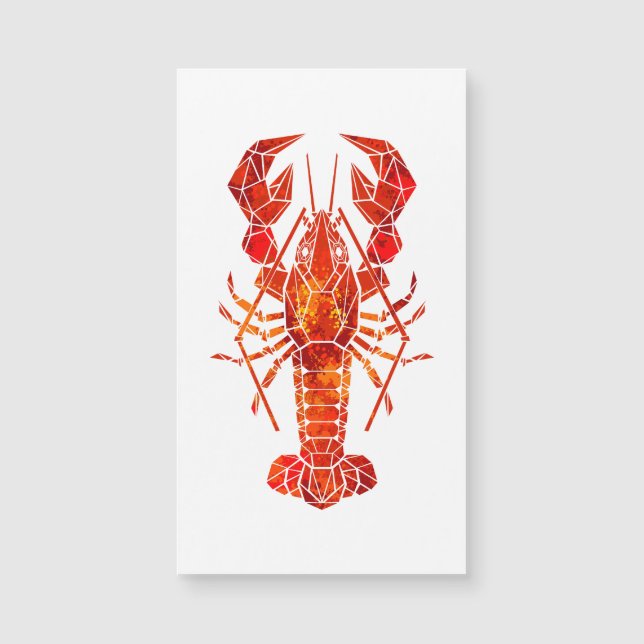 Red polygonal lobster (Front)