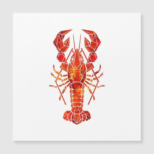 Red polygonal lobster (Front)