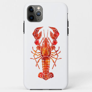 Red polygonal lobster Case-Mate iPhone case
