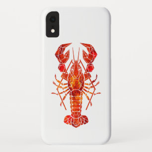 Red polygonal lobster Case-Mate iPhone case