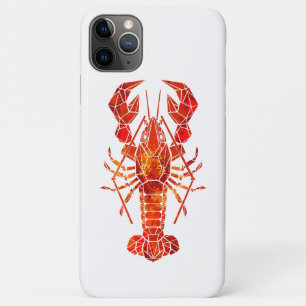 Red polygonal lobster Case-Mate iPhone case