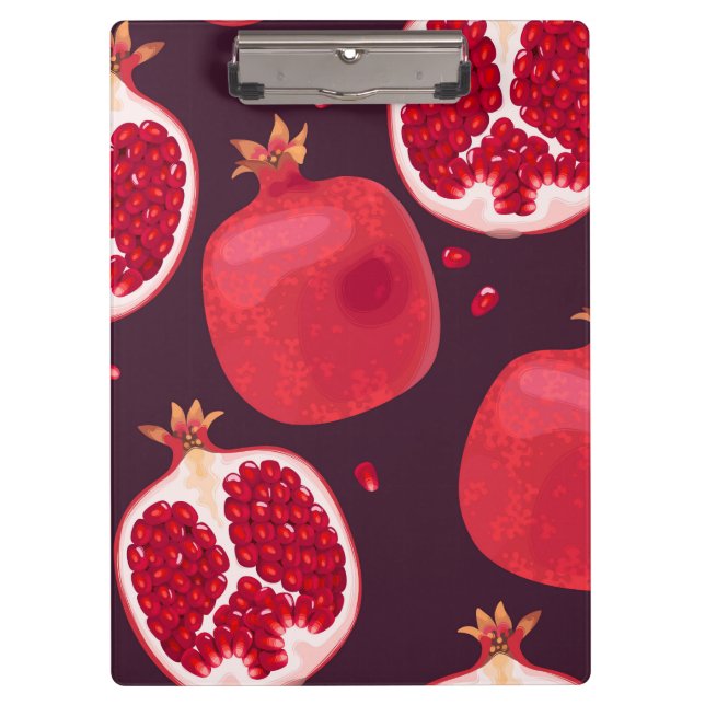 Red Pomegranate Fruit | Fruit Clipboard (Front)