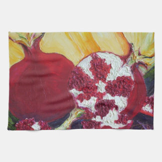 Red Pomegranates Kitchen Towel
