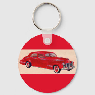 red Pontiac Torpedo Key Ring