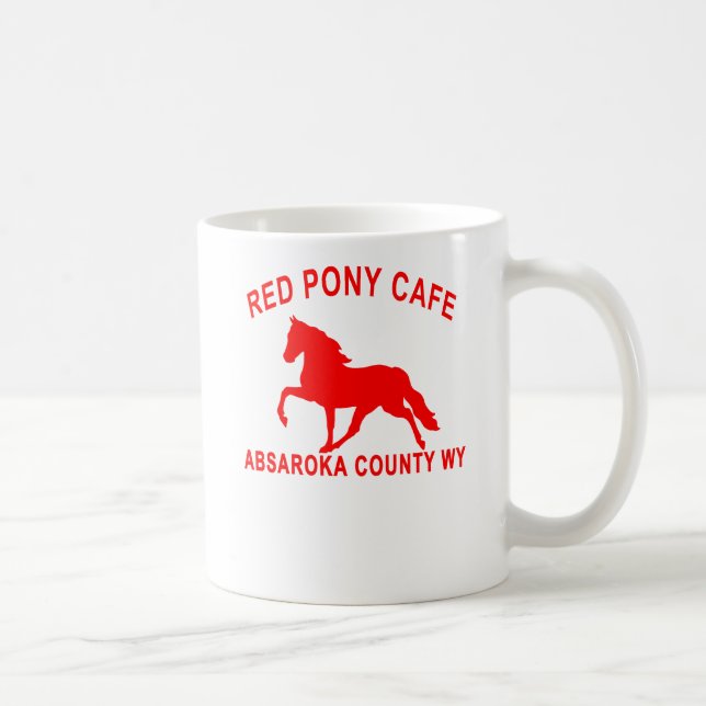 RED PONY CAFE COFFEE MUG (Right)