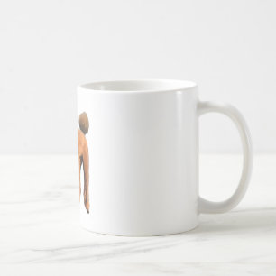 red poodle coffee mug