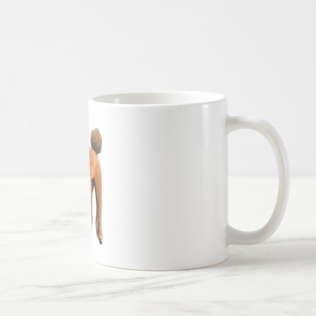red poodle coffee mug (Right)