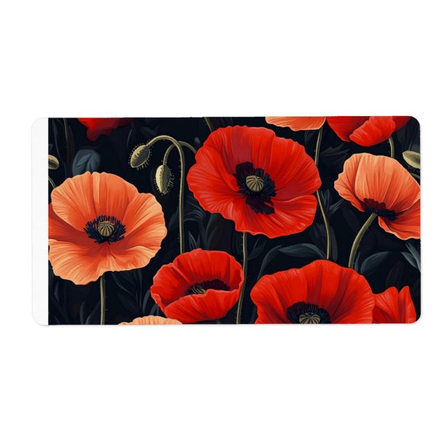 red poppies  (Front)