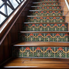 Red Poppies Art Deco Floral Wall Decor Art Nouveau