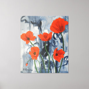 Red Poppies Canvas Print