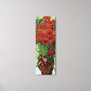 Red Poppies & Daisies (F280) Van Gogh Fine Art Canvas Print