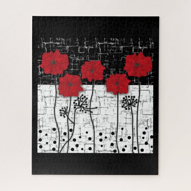 Red poppies jigsaw puzzle (Vertical)