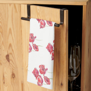 Red Poppies Kitchen Towel