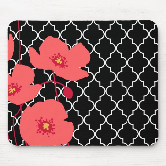 Red Poppies...mousepad Mouse Pad (Front)