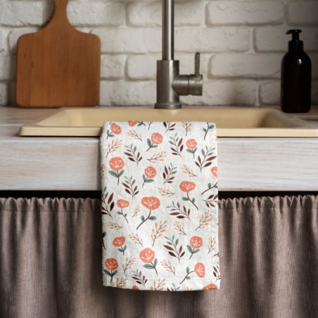 Red Poppies Nordic Kitchen Towel (Creator Uploaded)
