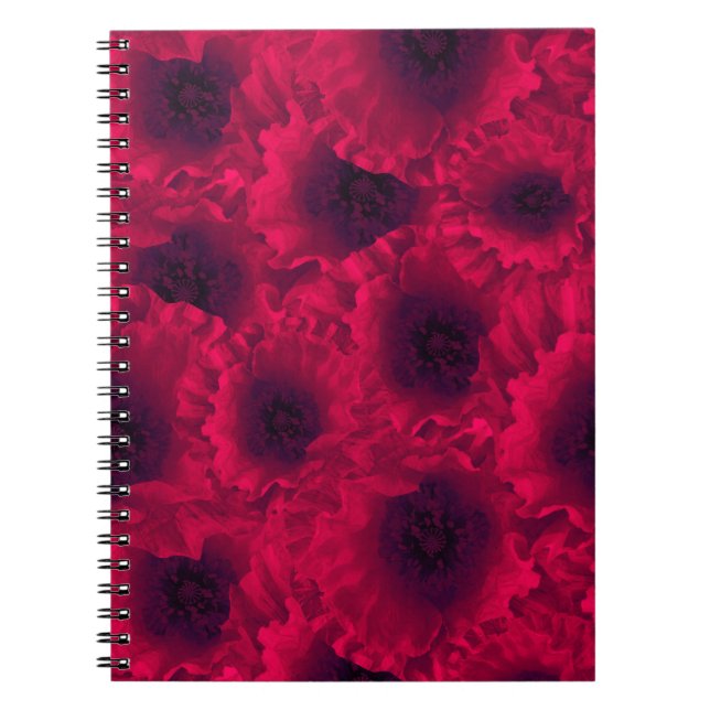 Red poppies notebook (Front)