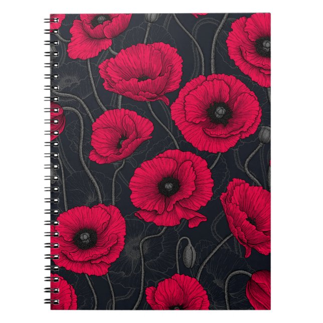 Red Poppies Notebook (Front)