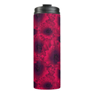 Red poppies , poppy thermal tumbler