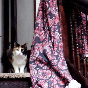 Red Poppies Red Flowers poppy flower Summer Garden Sherpa Blanket