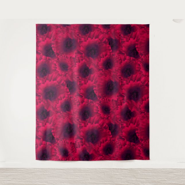 Red poppies tapestry (Front)