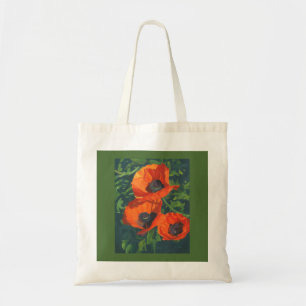 Red Poppies Tote Bag