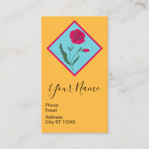 Red Poppy Business Card