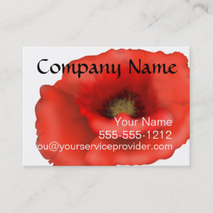 Red Poppy Business Card