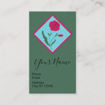 Red Poppy Business Card