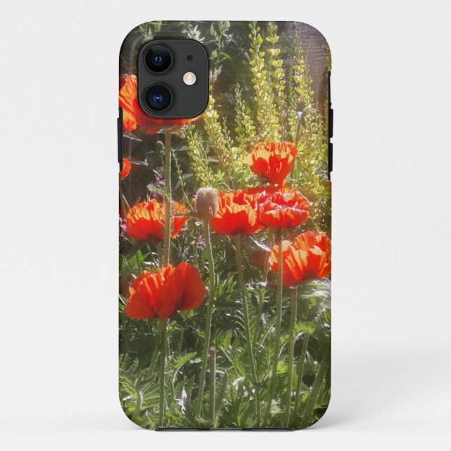 Red Poppy Feilds  Case-Mate iPhone Case (Back)