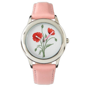 Red Poppy Flowers Watch